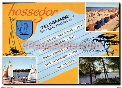 CPSM Hossegor telegramme
