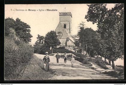 CPA Houdain, L`Eglise