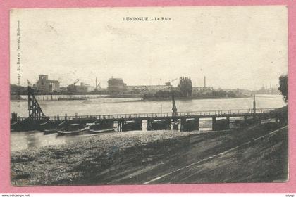 68 - HUNINGUE - Le Rhin - Timbre suisse