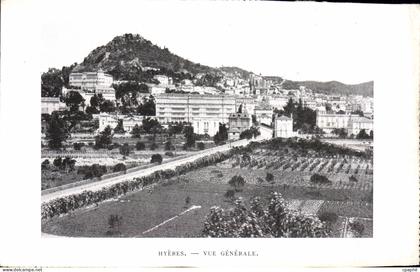 CPA Hyeres Vue Generale