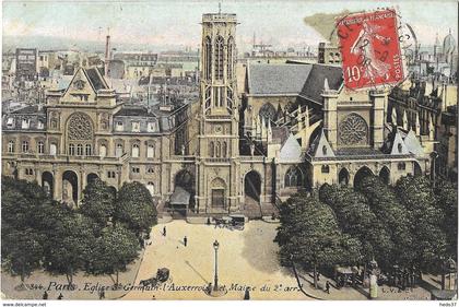 Paris - Eglise St-Germain-l'Auxerrois et Mairie du 2e arrondissement
