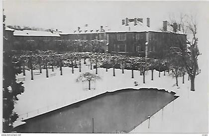 CPSM Igny Ecole Saint-Nicolas sous la neige