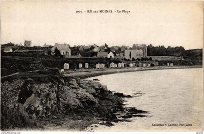 CPA ILE-aux-MOINES - La Plage (368988)