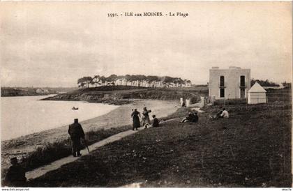 CPA ILE-aux-MOINES - La Plage (368992)
