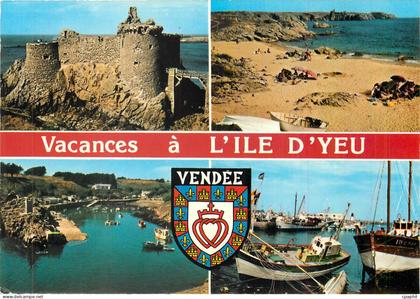 CPM Ile d'Yeu Vendee C'est la plus belle la plus curieuse