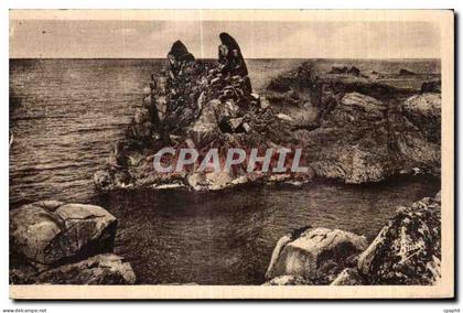 CPA Ile de Brehat La Rocher de la Vierge
