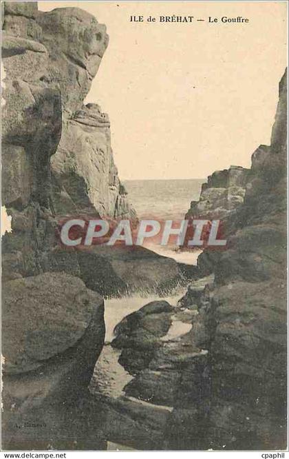 CPA ILE DE BREHAT-Le Gouffre