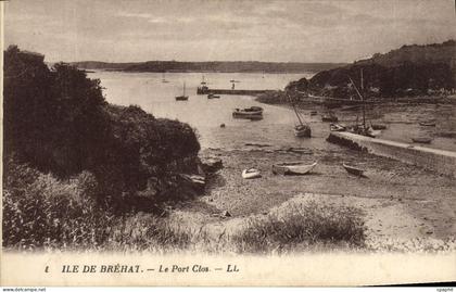 CPA Ile De Brehat Le Port Clos