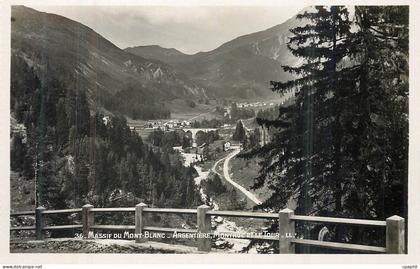 CPM Massif du Mont-Blanc Argentiere Montrul et le Tour