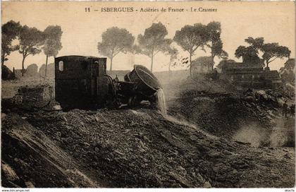 CPA ISBERGUES Acieres de France Le Crassier TRAM VAPEUR (977262)