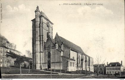 CPA Ivry La Bataille L'Eglise