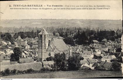 CPA Ivry La Bataille Vue D'Ensemble 1177 traité d'ivry