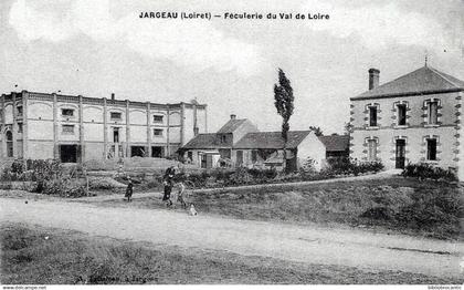 D45 - JARGEAU - VUE ANIMEE DE LA FECULERIE DU VAL DE LOIRE