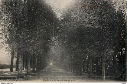 CPA Joigny la promenade du Mail