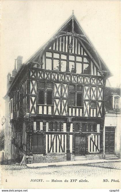 CPA Joigny Maison du XVI