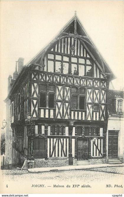 CPA Joigny Maison du XVI