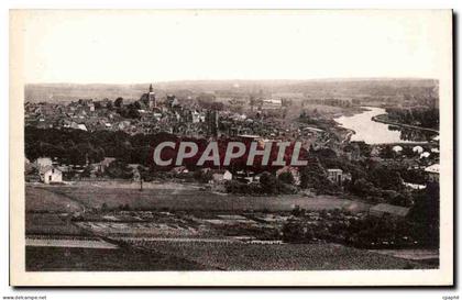 CPA Joigny Panorama sur la ville