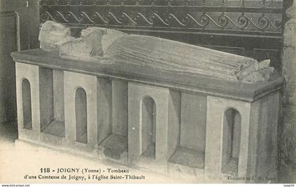 CPA Joigny (Yonne) Tombeau d'une Comtesse de Joigny a l'Eglise St Thibault