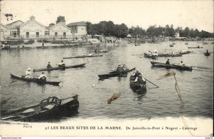 CPA De Joinville le pont a Nogent Canotage