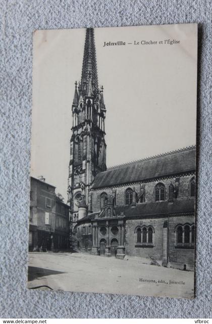 Joinville, le clocher et l'église, haute Marne 52