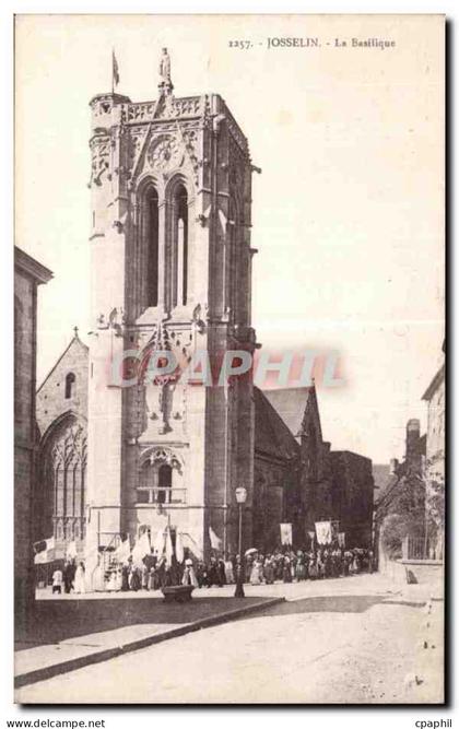CPA Josselin La Basilique