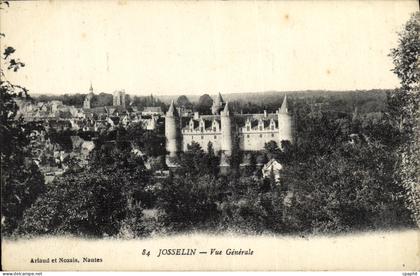 CPA Josselin Vue Generale