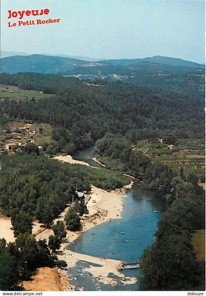 07 - Joyeuse - Le Petit Rocher - Vue aérienne - CPM - Carte Neuve - Voir Scans Recto-Verso