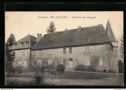 CPA Juillac, Château des Piquets