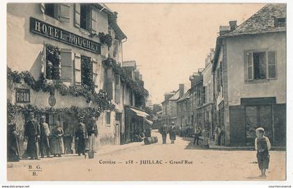 CPA - JUILLAC (Corrèze) - Grand'Rue (Hôtel Bouchet)
