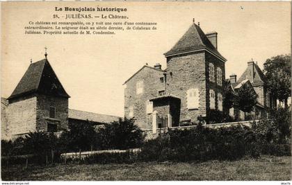 CPA Julienas - Le Chateau - Le Beaujolais Historique (1036545)