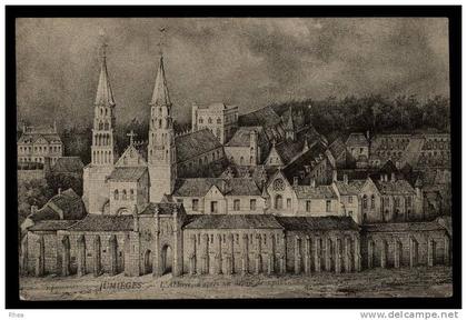 76 Jumièges abbaye D76D K76222K C76378C RH096888