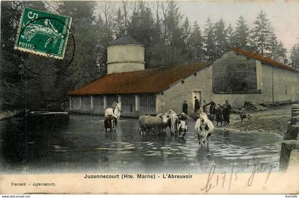 juzennecourt * l'abreuvoir * villageois