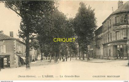 79 L'Absie, la Grande Rue