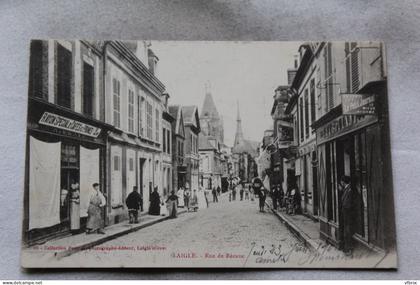 Cpa 1904, Laigle, l'Aigle, rue de Bécane, Orne 61