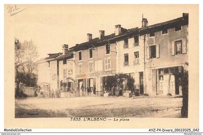 AYZP4-0413-38 - L'ALBENC - La place