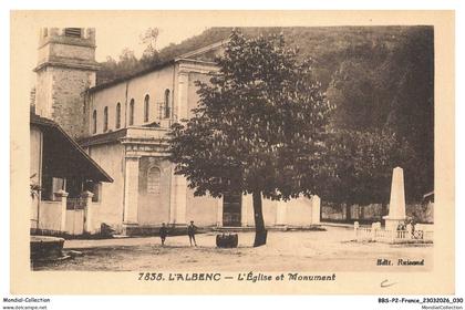 BBSP2-0117-38 - L'ALBENC - L'Eglise et Monument