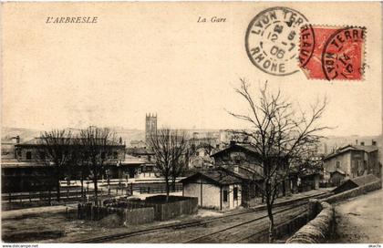 CPA AK L'ARBRESLE - La Gare (450920)