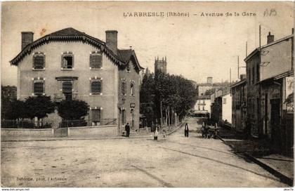 CPA L'ARBRESLE Avenue de la Gare. (463258)