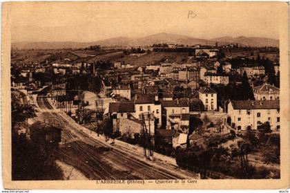 CPA L'ARBRESLE Quartier de la Gare. (463254)