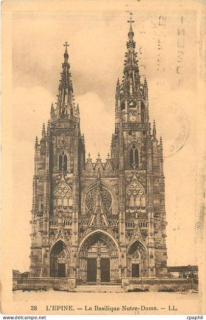 CPA L'Epine La Basilique Notre Dame