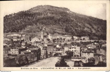 CPA L'Escarene Vue Generale