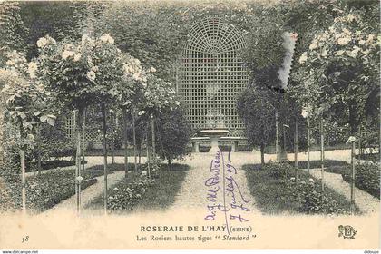 94 - L'Hay les Roses - La Roseraie - Les Rosiers hautes tiges - CPA - Voir Scans Recto-Verso