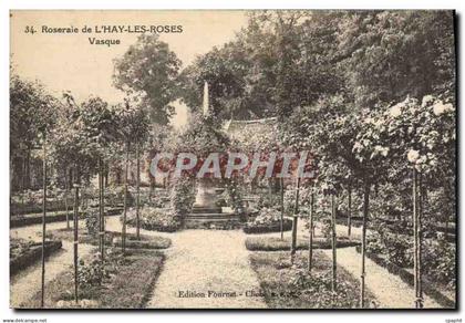 CPA Roseraie de l'Hay Les Roses Vasque