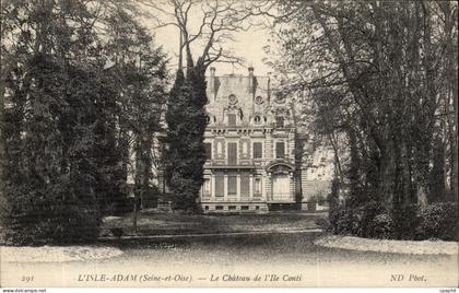 CPA L'Isle Adam Le Chateau De l'Ile Conti