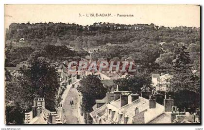 CPA L'Isle Adam Panorama