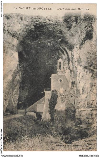 ATDP2-0100-38 - LA BALME-LES-GROTTES - L'entrée des grottes