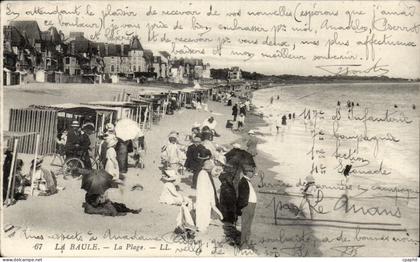 CPA La Baule La plage