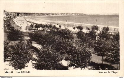CPA La Baule Vue sur la plage