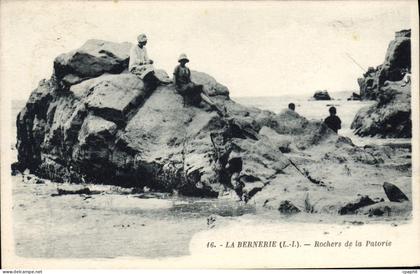 CPA La Bernerie Rochers de la Patorie