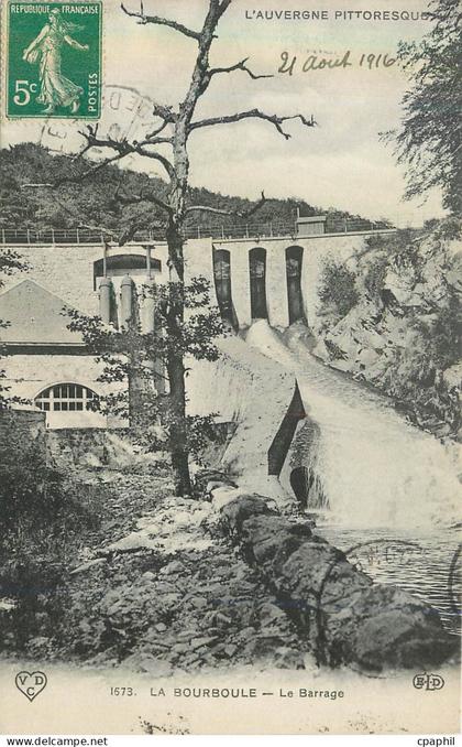 CPA La Bourboule Le Barrage